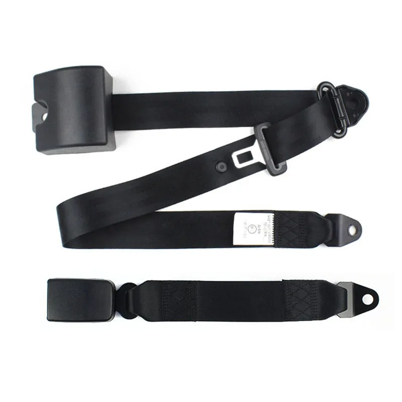 

FEB005A Universal Retractable Seatbelt Three Point Car Automatically Locking Seat Safety Belt For All Car Black Color