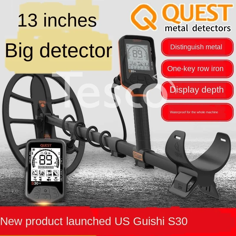 

metal detector detector underground treasure hunter high precision outdoor gold, silver and copper treasure detector 10 meters