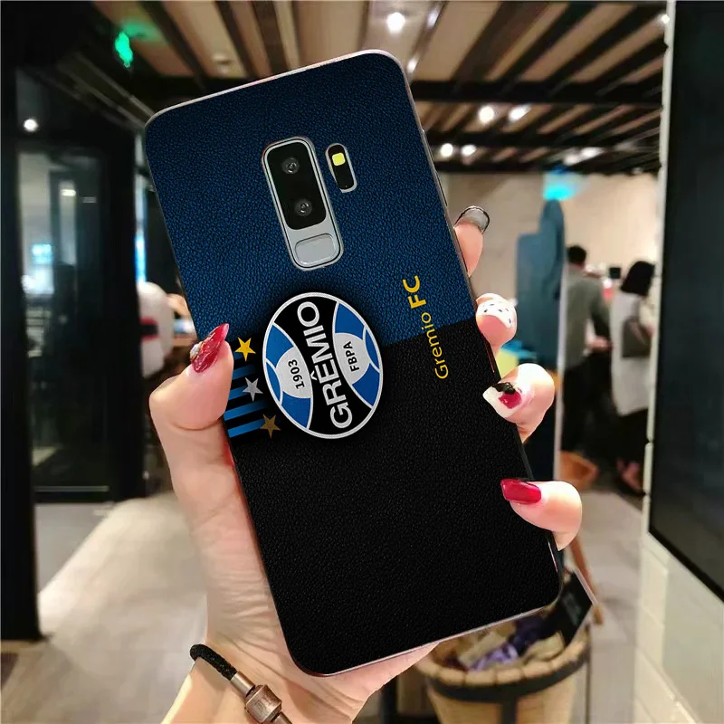 Чехол для телефона FC Gremio Samsung S6 S7 Edge S8 S9 S10E Note8 Note 9 10 A9 C10 J7 Max DIY чехол черного мягкого
