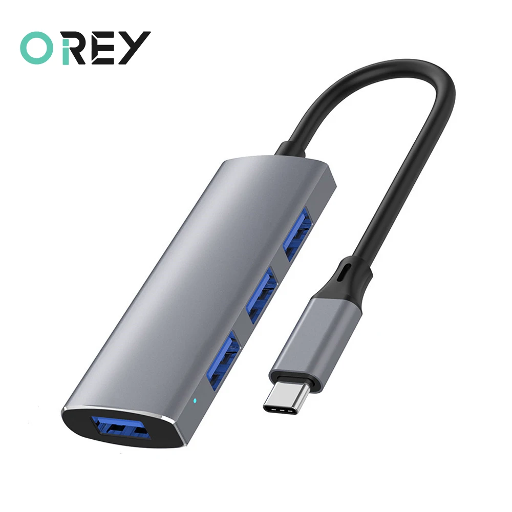 

USB C концентратор USB C 3,0 2,0 тип C концентратор 4 порта мульти разветвитель адаптер OTG для Macbook Pro Air Xiaomi PC компьютер ноутбук аксессуары