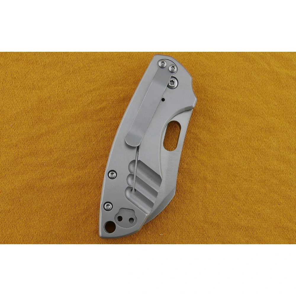 

New pocket cr5311 folding knife 8cr13mov blade 420 steel copper handle outdoor survival tactics hunting self-defense tool knife