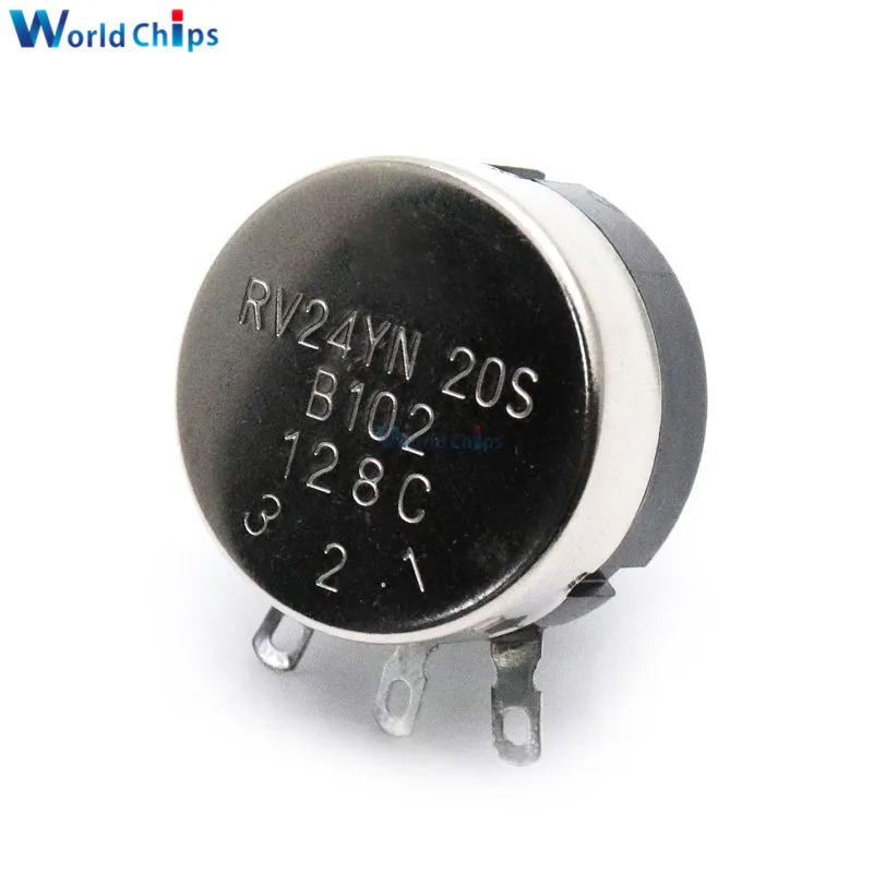 10 шт. потенциометр RV24YN20S 6 лампочек вращающийся B102 B202 B502 B103 B203 B503 B104 B204 B504 B105 1K 2K 50K 10K