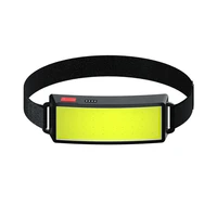 12 pcslot new style headlamp portable mini cob led headlight with built in battery usb rechargeable head lamp hiking torch
