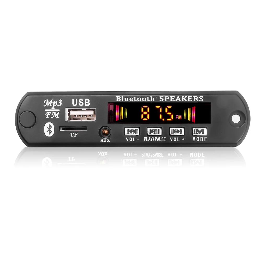 Автомобильный приемник kebidu Bluetooth 5 0 MP3 12 В цветной экран с усилителем мощности