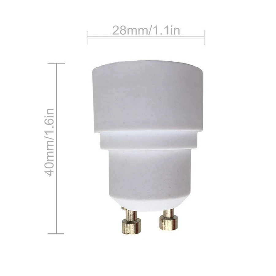 1 шт. GU10 к E14 огнеупорный материал держатель лампы конвертеры гнездо