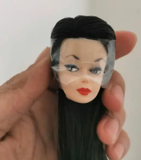 Голова куклы с зеленым лицом редкая Хороший макияж 1/6 Головы Куклы качественная