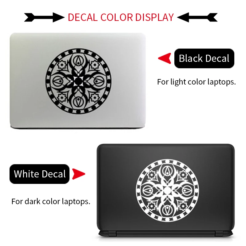 Светящаяся наклейка для ноутбука Glowing Lamp Laptop Decal для Macbook Pro 16 "Air Retina 11 12 13 15 дюймов Mac Book Vinyl 15,6 дюймов HP Notebook Partial Skin.