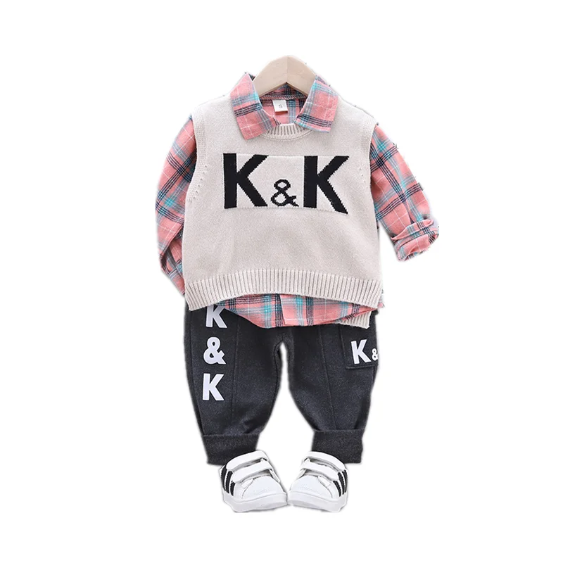 2020 новая весенне Осенняя детская модная одежда для маленьких мальчиков и девочек