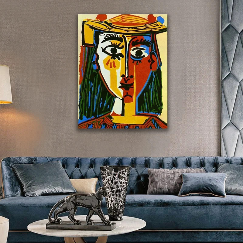 

Graffiti Wall Art Prints Canvas African Woman Poster Abstract Figure Paintings for Interior Frameless Room Decor