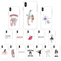 yndfcnb ballet dancing girl dance shoes phone case for iphone 11 pro max x xs max 6 6s 7 8 plus 5 5s 5se xr se2020