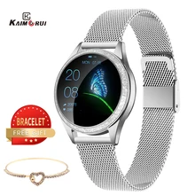 KW20 Women Smart Watch Heart Rate IP68 Waterproof Pedometer Bluetooth Smartwatch Female Fitness Bracelet for Huawei Android IOS