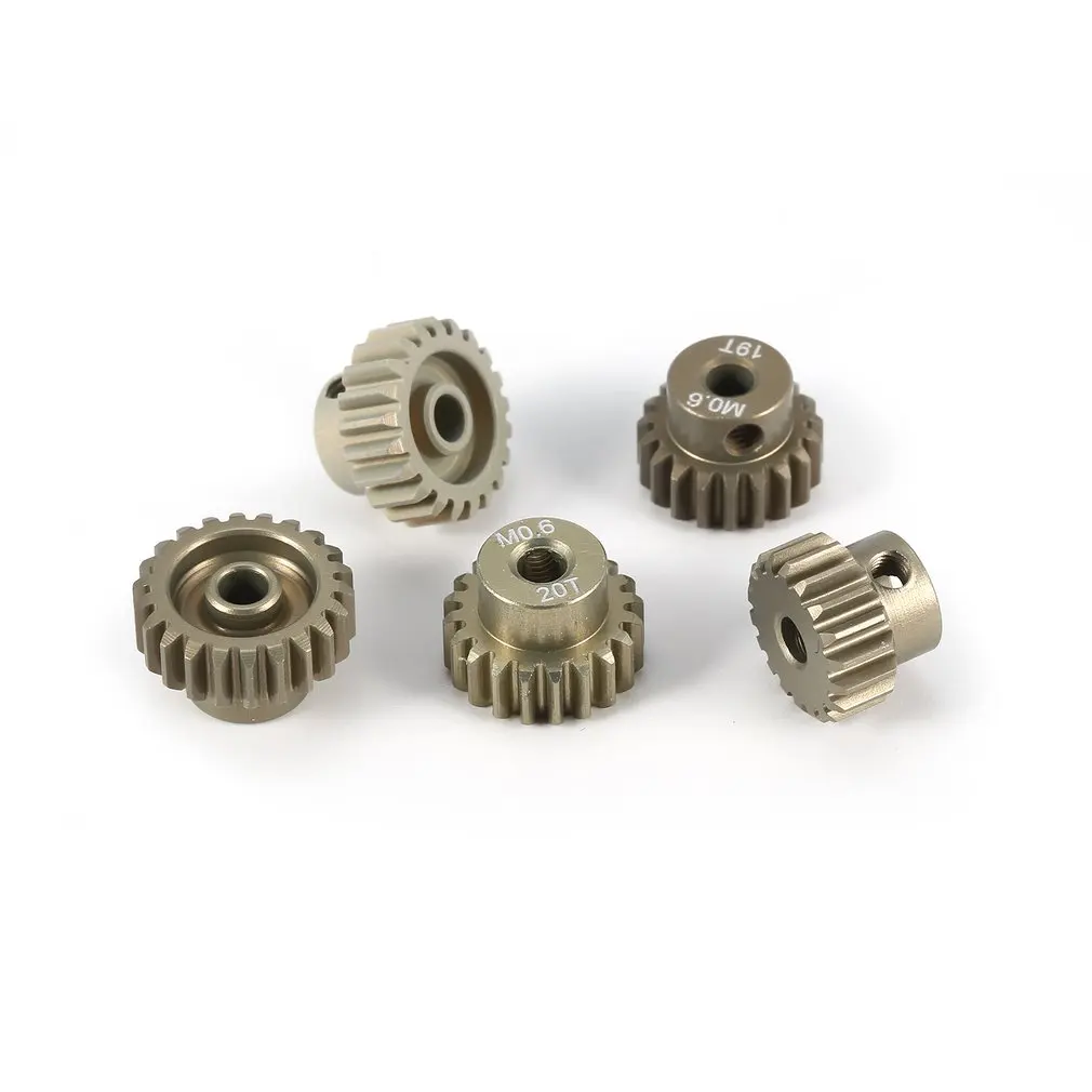 

Hight Quality Aluminum 7075 48DP 3.175mm 16T 17T 18T 19T 20T Pinion Motor Gear for 1/10 RC Car Brushed Brushless Motor