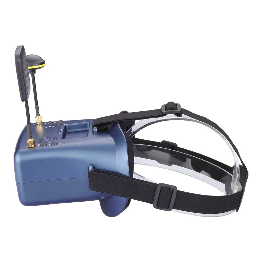 LS 008D 5 8G FPV Googles Vr очки 40CH с батареей 2000MA DVR разнообразие для RC модели|Дисплеи| |