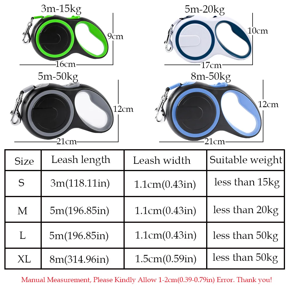 Поводок для собак Roulette Walking автоматическая выдвижная цепь высокое качество АБС