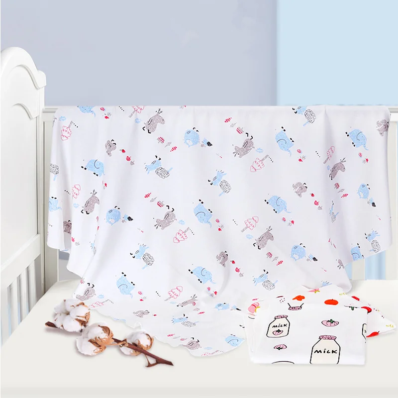 Мягкий хлопок для новорожденных Детское одеяльце сна Four Seasons Противоударная