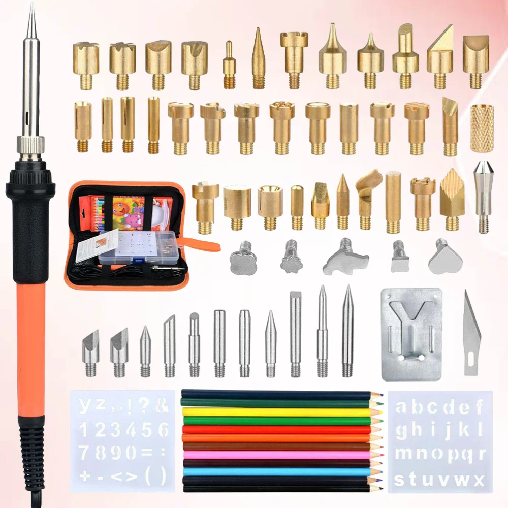 

1 Set/71PCS Electric Powered Soldering Pen Adjustable Electric Welding Electric Soldering Iron Tools (US Plug)