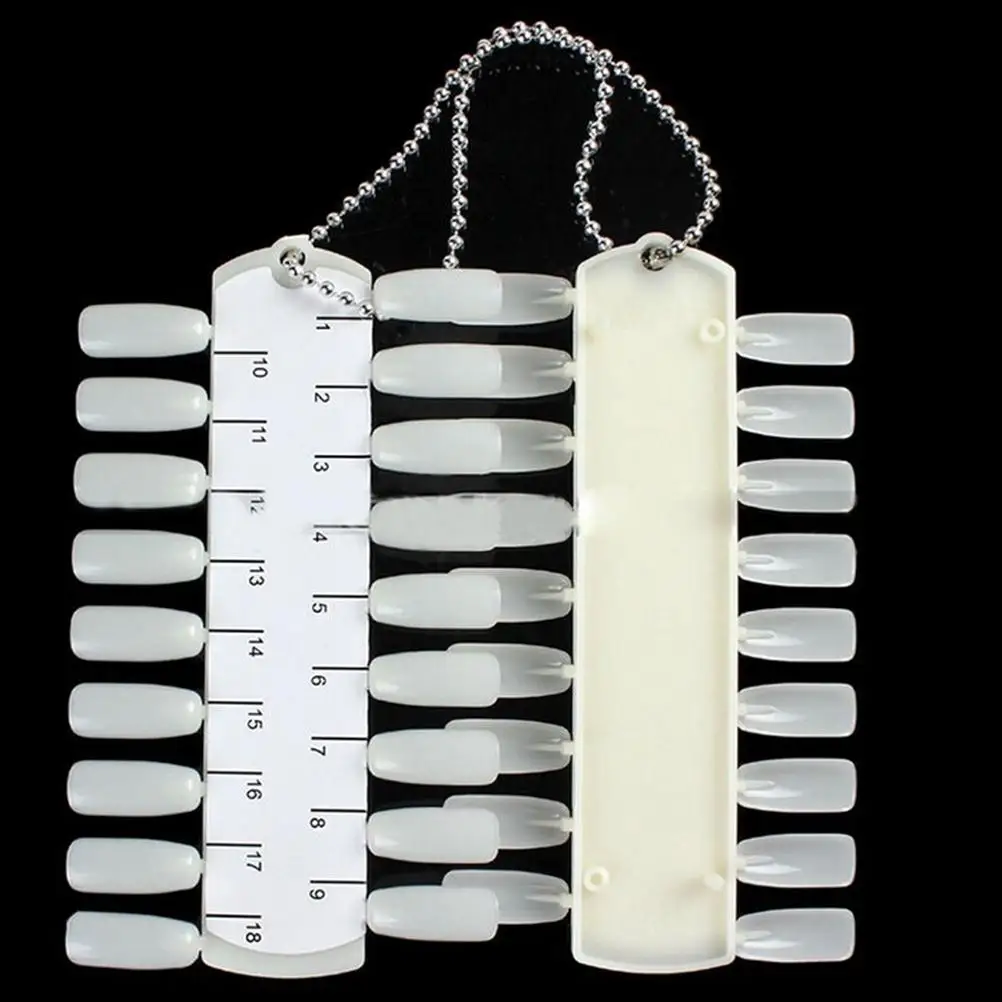 Палитры с цепочкой для практики ногтей 36 типов|Накладные ногти| |