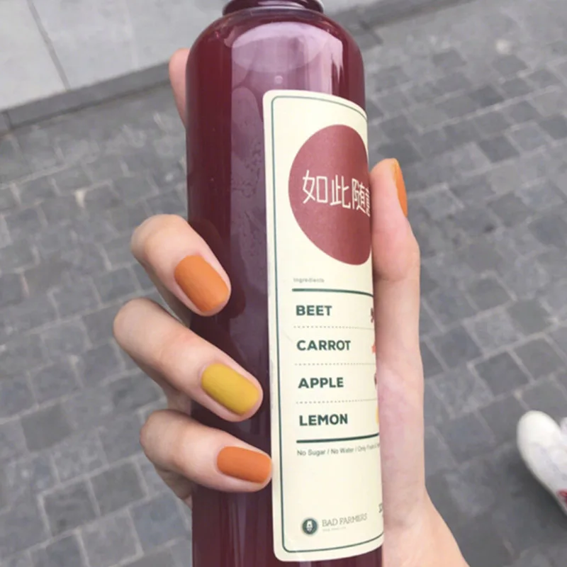 Милая желтая оранжевая однотонная картинка с клеем короткий размер полное