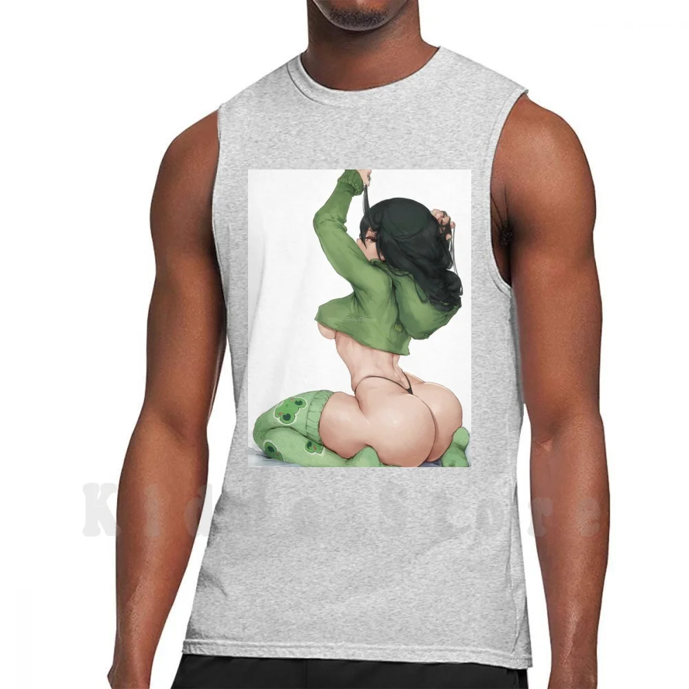 

Froppy Cut Off tank tops vest sleeveless Anime Manga Waifu Weeb Japanese Kawaii Japan Aesthetic Boku No Boku No