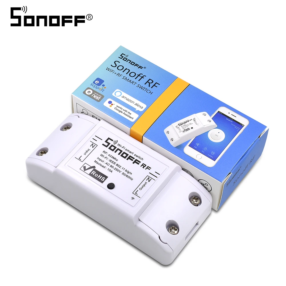 Набор2 SONOFF, 433 МГц, пульт дистанционного управления, Wifi, 4 канала, беспроводной 433 управления, ABCD, 4 кнопки, переключатель, умный брелок для SONOFF, T1/4CH/RF - Комплект: Набор2
