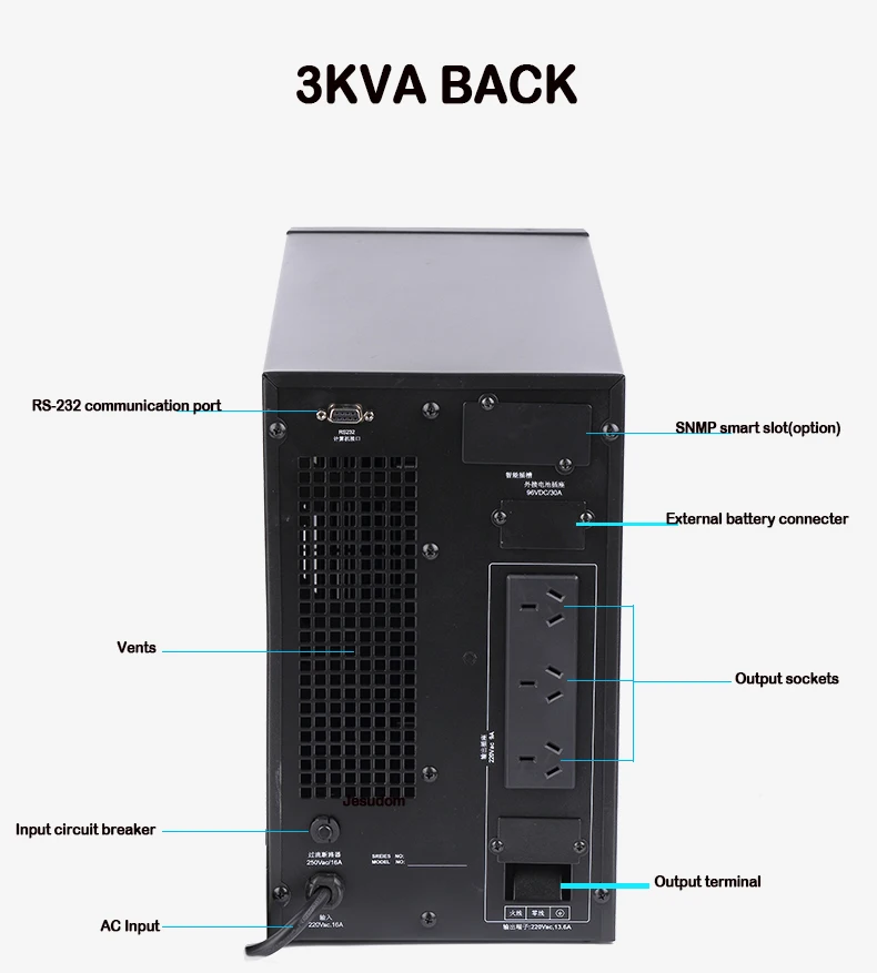 2000 ва 1600 Вт Online UPS 4x 7ah Тип 12v свинцово кислотная батарея внутреннего типа без