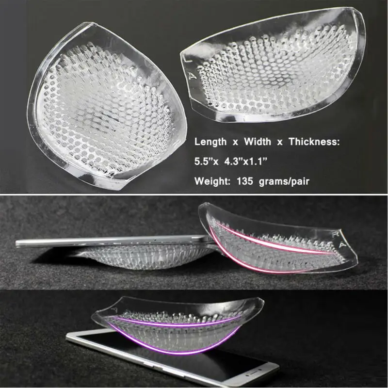 Hirigin 1 пара рельефный бюстгальтер с вставкой/силиконовый купальник эффектом