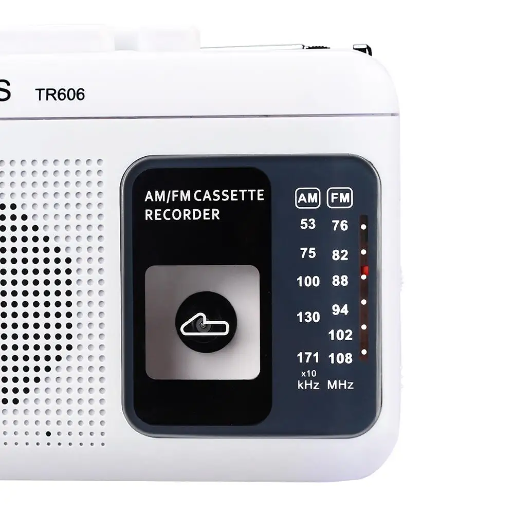 Retekess TR606 2 диапазона FM/AM портативное радио с воспроизведением кассеты Диктофон