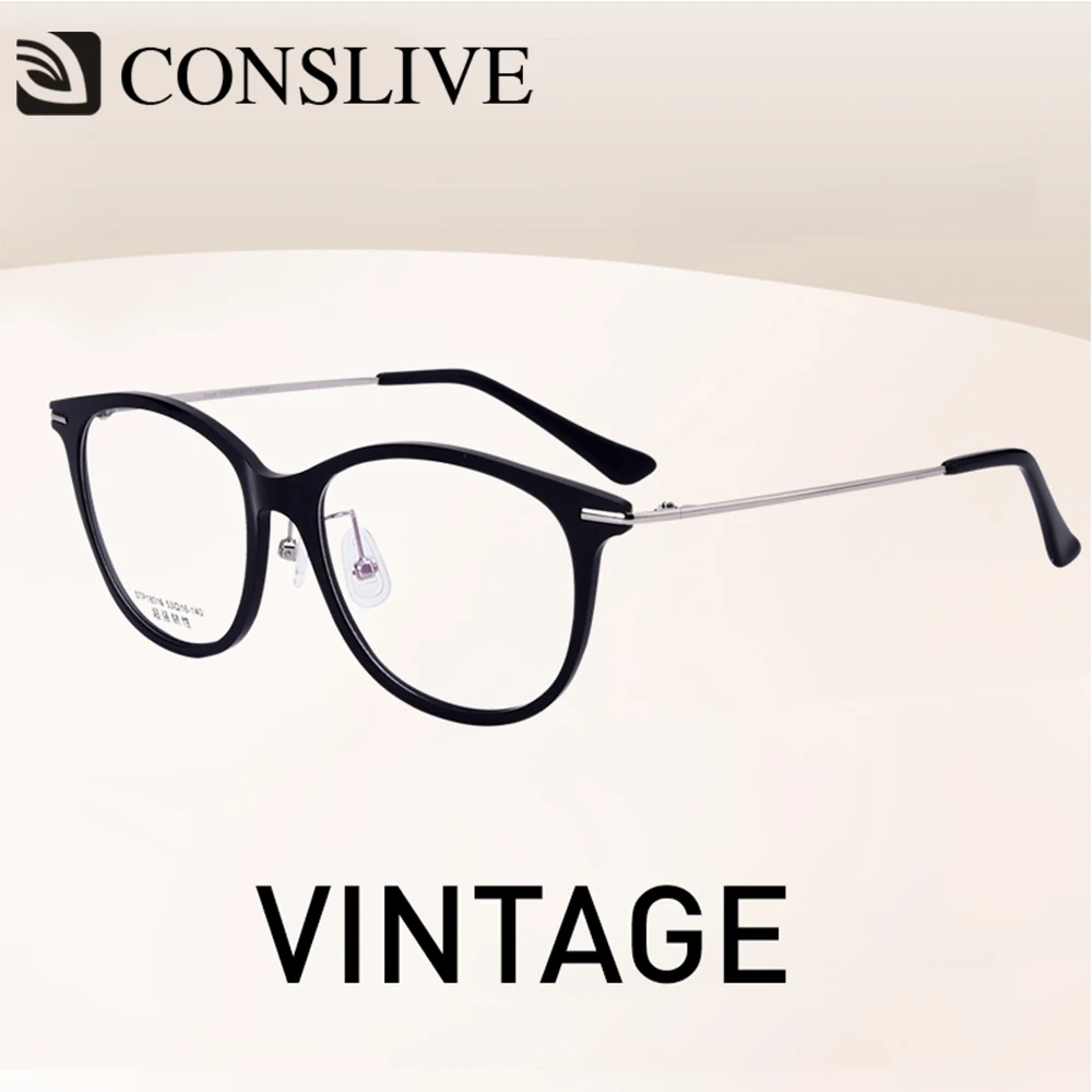 Прочная нейлоновая оправа для очков круглые женские очки коррекции зрения при