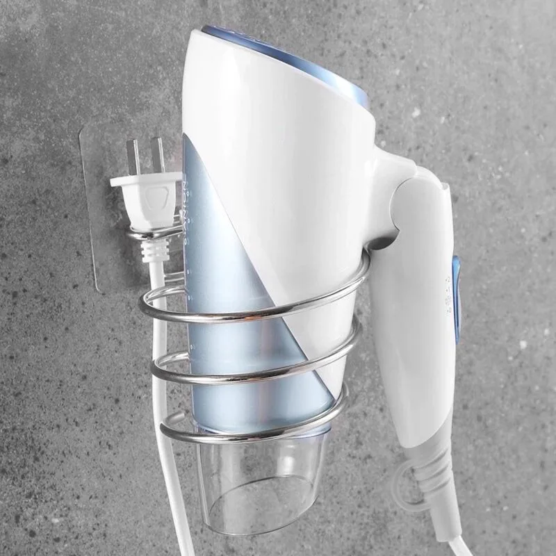 Новый держатель для фена воздуходувка Органайзер клей настенный гвоздь без