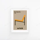 Стул-постер Bauhaus Kiki с принтом на холсте