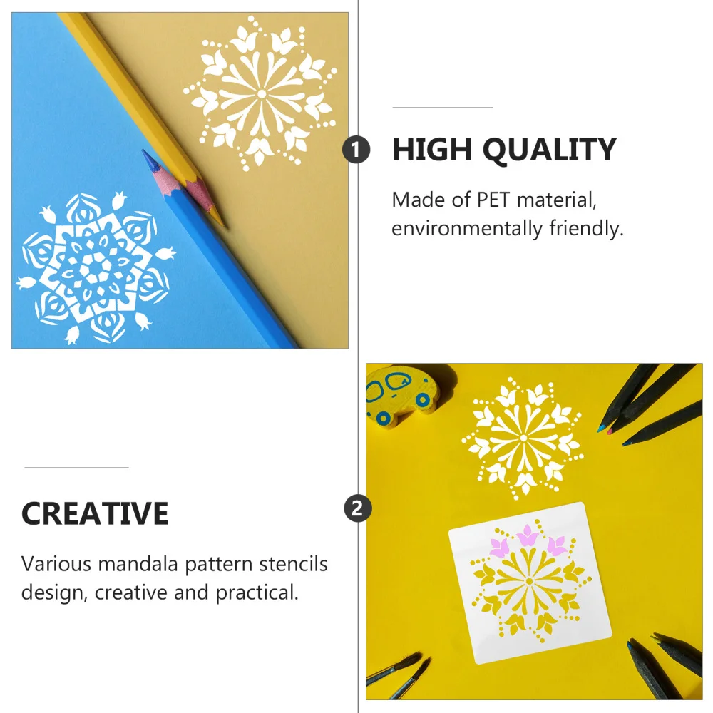 

36pcs Mandala Painting Stencils DIY Drawing Stencils Templates DIY Art Projects
