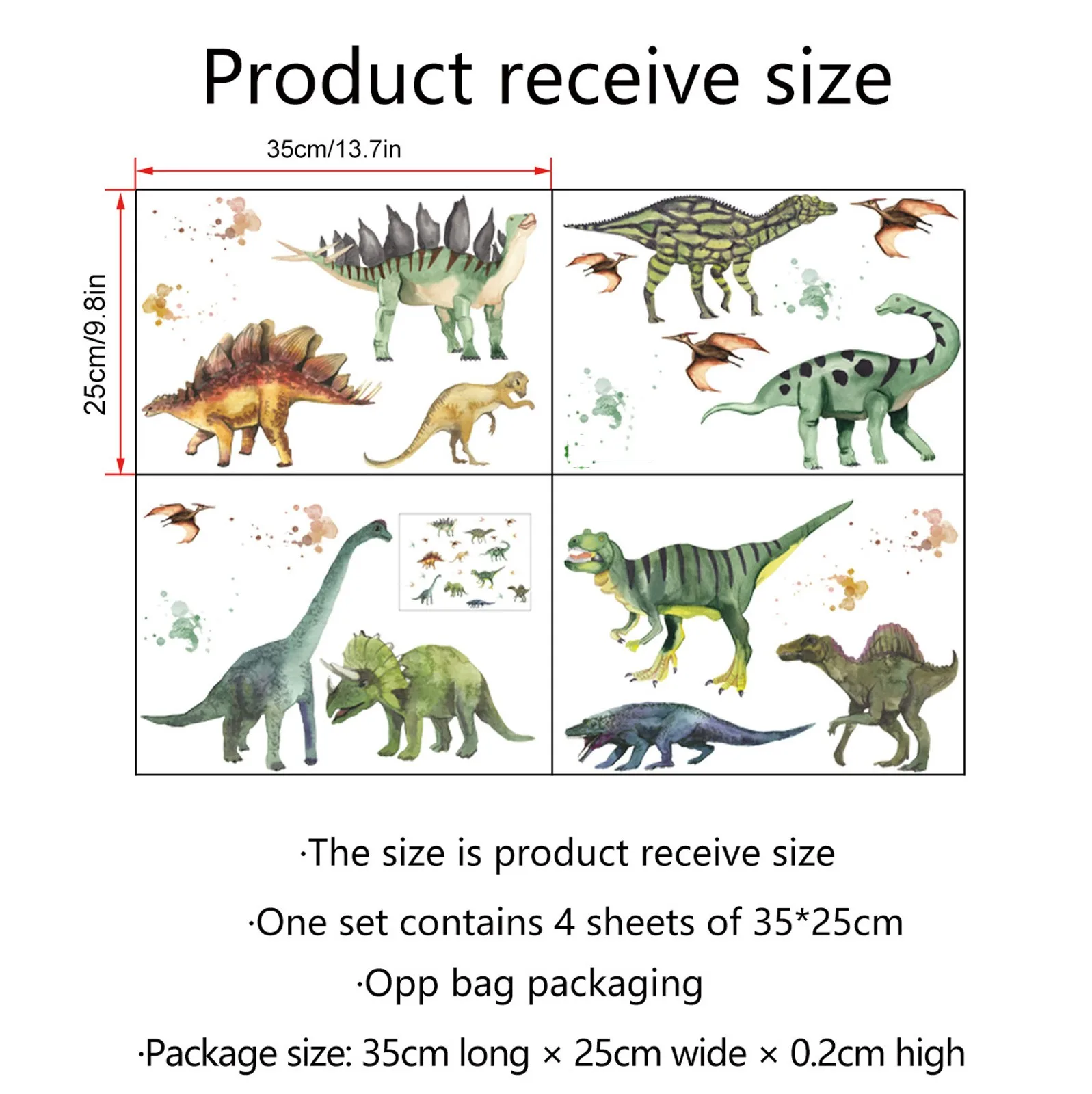 Креативная Настенная Наклейка в виде динозавра для детской комнаты декоративные