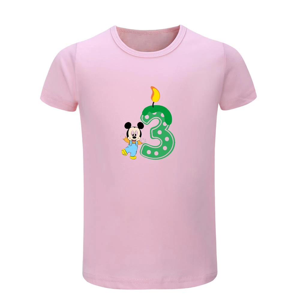 Милые детские футболки с изображением маленькой мышки утенка свечи на 3 дня