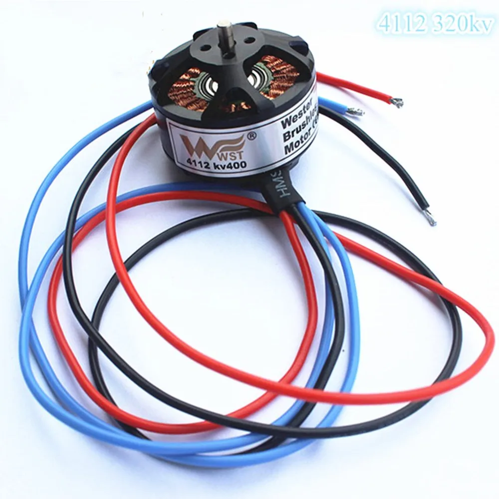 Двигатель 4112 4114 4116 kv320 400kv WST бесщеточный для DIY крупногабаритного квадрокоптера