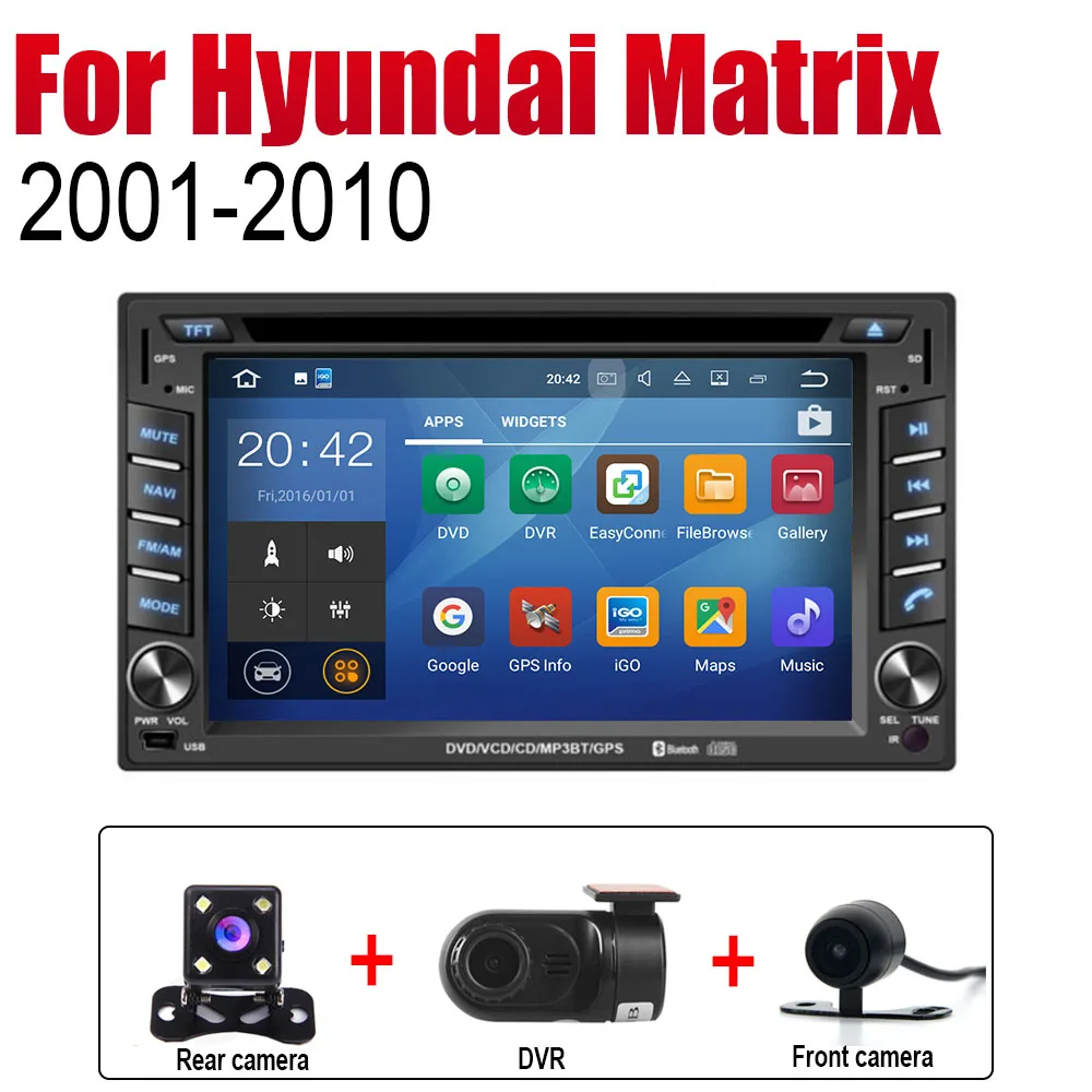 Extra Items Android gps навигация Авто Радио DVD для hyundai Matrix 2001~ 2010 2 Din Автомобильный мультимедийный плеер система Радио стерео - Цвет: Extra Items