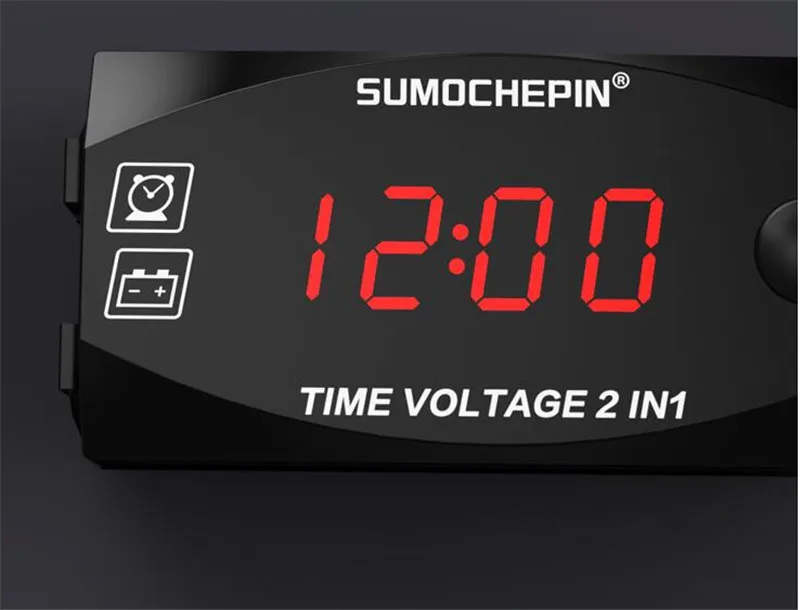 Светодиодный электронный дисплей для автомобиля цифровые часы мотоцикла