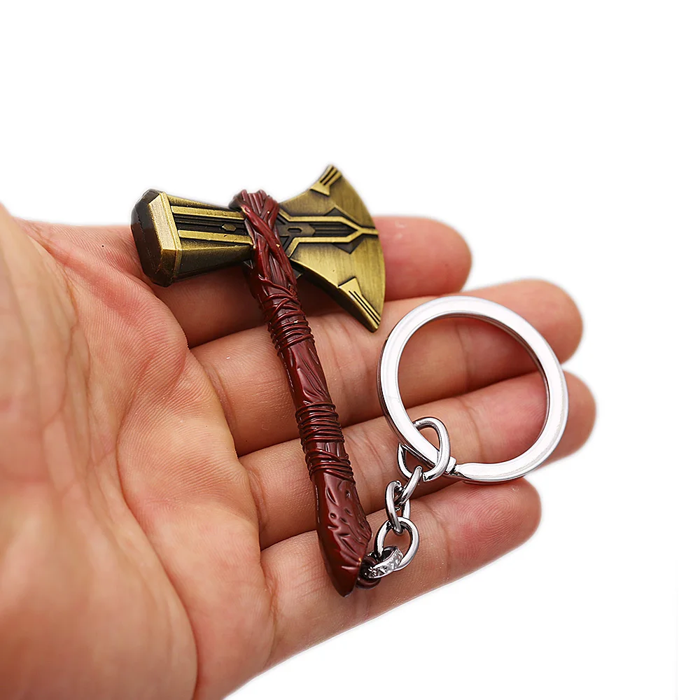 God of War брелок Kratos Weapon Blades of Chaos, подвеска, брелок, топор, меч, брелок для ключей, ювелирные изделия для мужчин