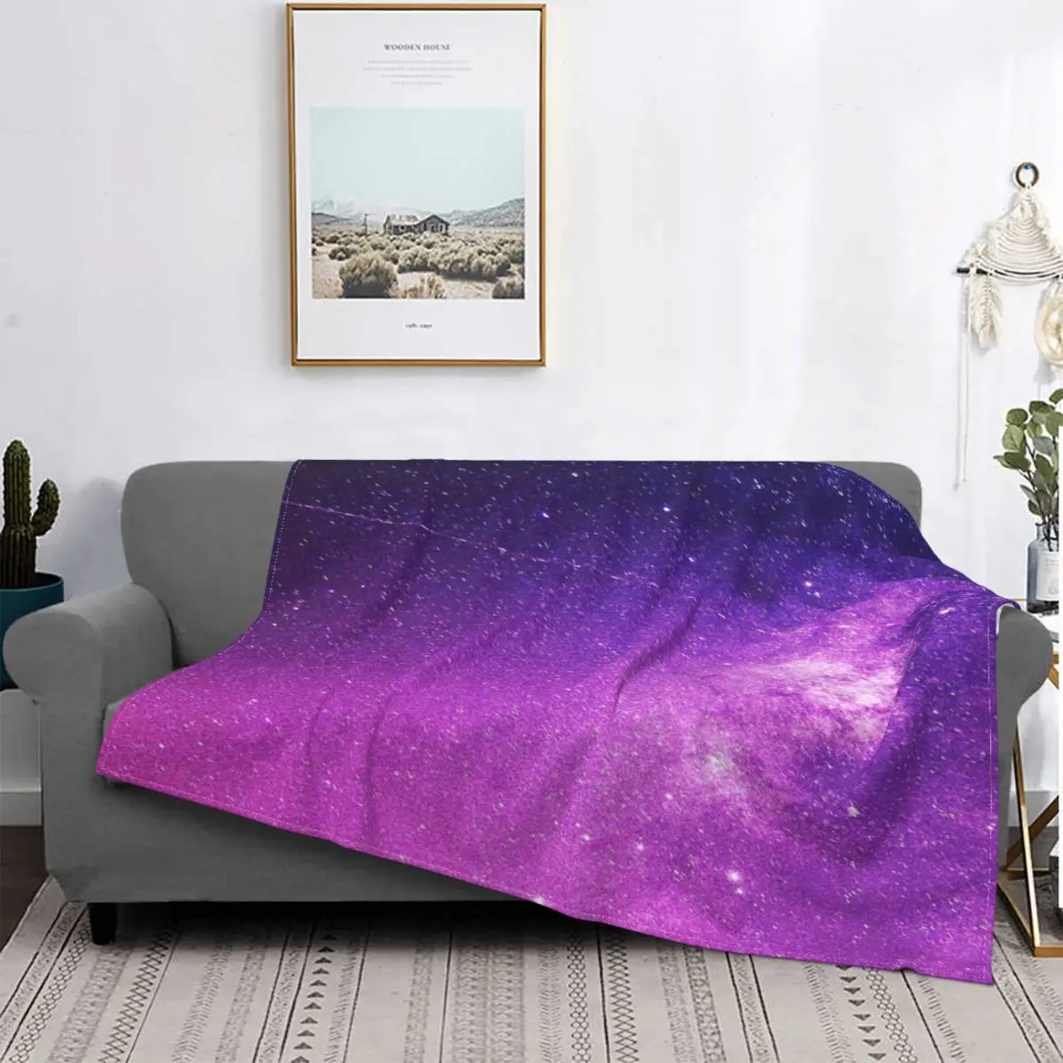

Manta spacemorada, colcha para cama quadros, manta mullida a cuadros, Sudadera con capucha para camas
