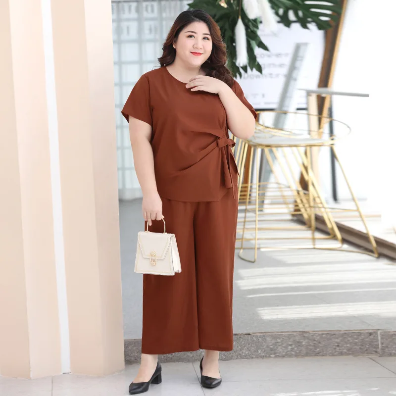 Новинка 2021 летнее платье размера плюс для женщин с коротким рукавом повседневные