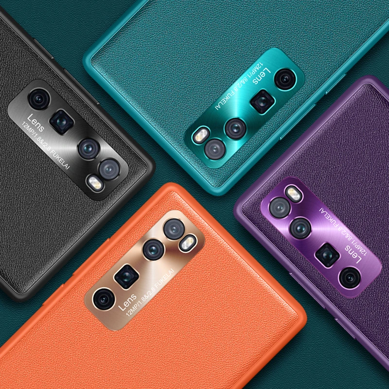 Чехол для телефона Huawei Nova 7 SE Pro чехол из искусственной кожи с мягкой силиконовой