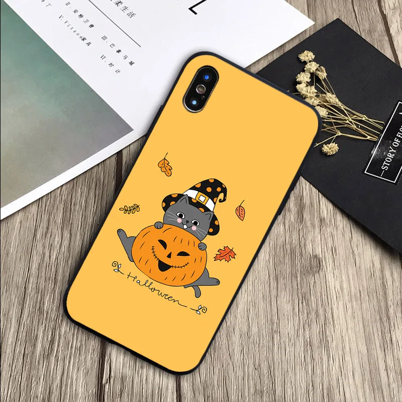 Чехол для iPhone 5 5S SE 6 7 8 plus X XR XS Max 11 PRO черный чехол телефона с рисунком Дракулы и