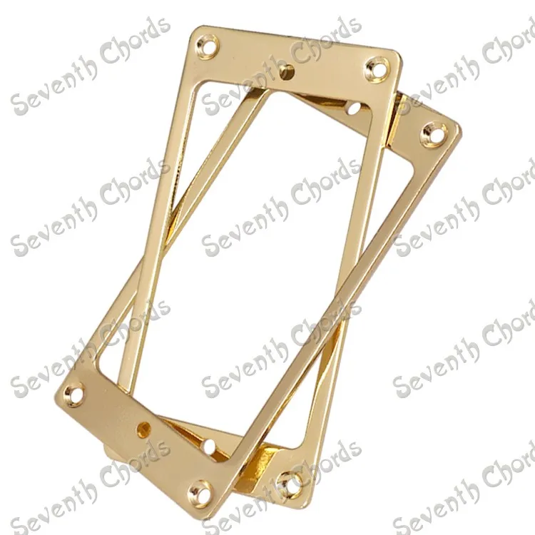 2 pcs metall flache elektrische gitarre humbucker pickup ring rahmen montage ring aus eisen 2mmx2mm chrome black gold free global shipping
