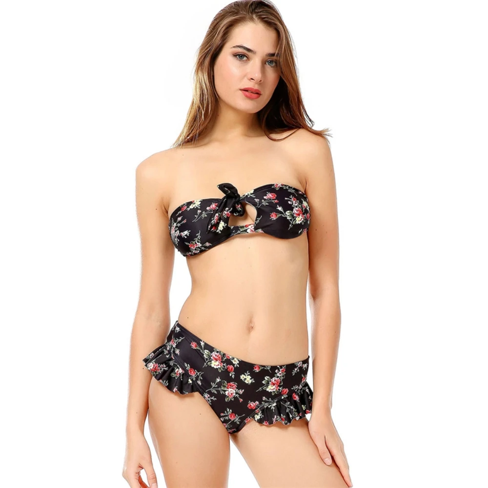 bandage Triangle bikini micro two-piece suit String swimsuit female Sexy red swimwear women 2019 bathing Brazilian biquini | Спорт и