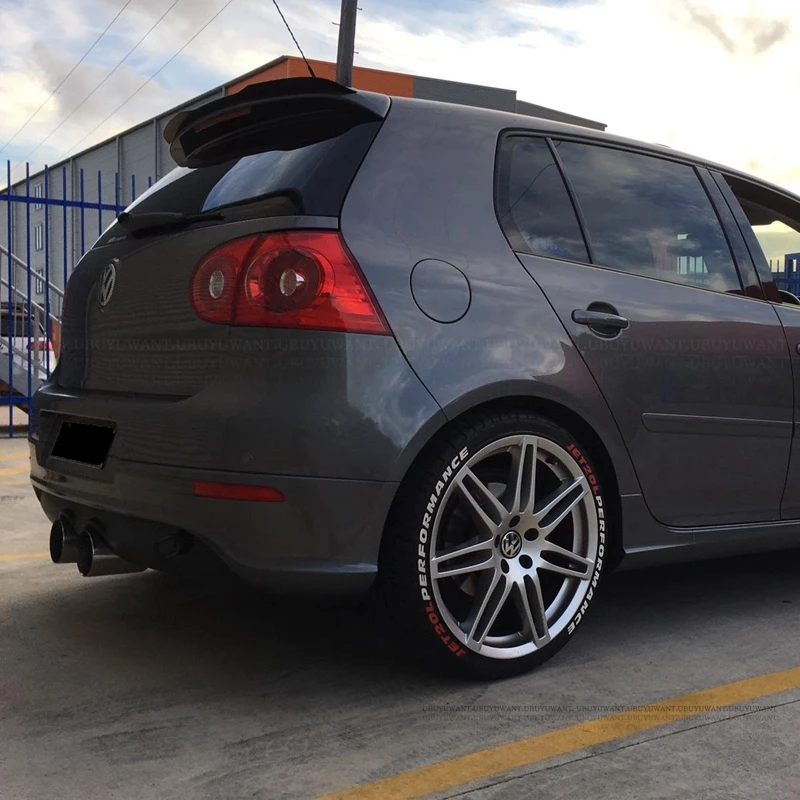 UBUYUWANT для VW MK5 GTI хэтчбек задний спойлер Высокое качество ABS пластик Gloosy черный