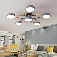 modern branch ceiling lights minimalist led white gray green color lamp for living room kitchen loft bedroom home decor