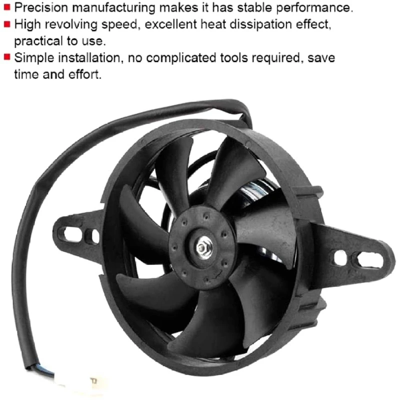 

Oil Cooler Electric Radiator Cooling Fan Engine Radiator for 150Cc 200Cc 250Cc ATV Quad Go Kart Buggy Motorcycle