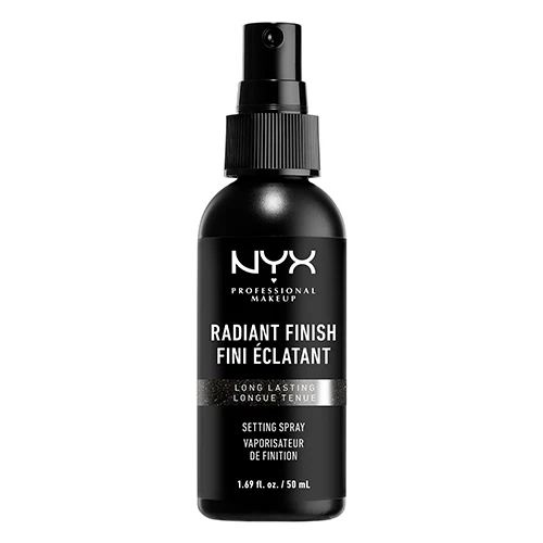 Спрей-фиксатор макияжа NYX PROFESSIONAL MAKEUP RADIANT FINISH SETTING SPRAY придающий сияние 50 мл -