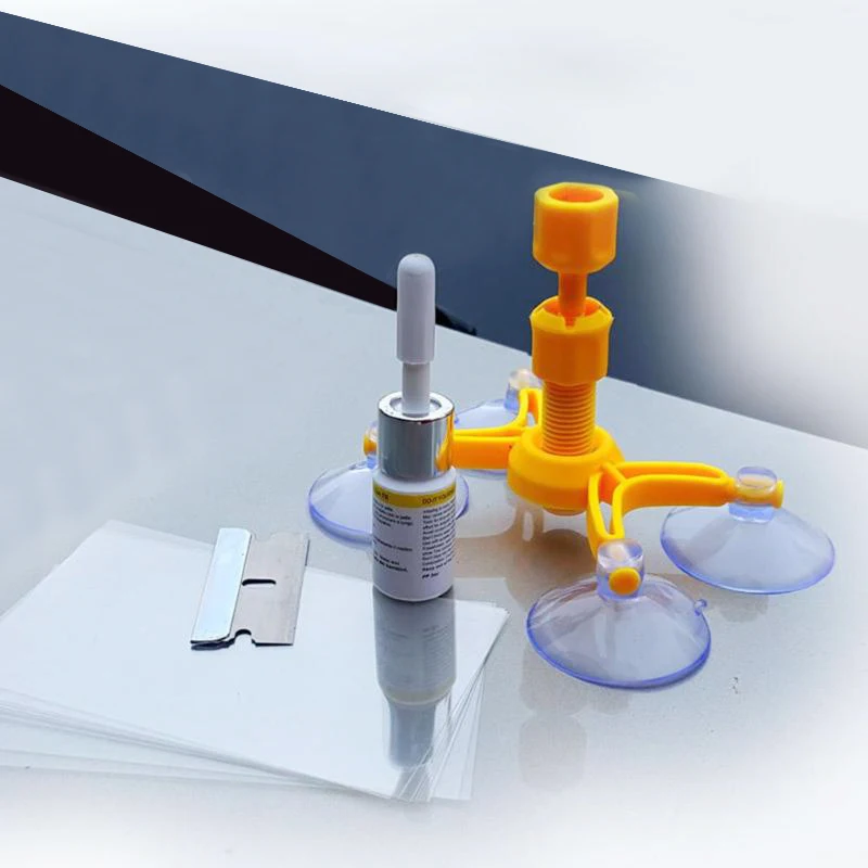 

Набор для ремонта ветрового стекла, инструмент для удаления царапин и трещин на стекле и восстановления стекол с эффектом полировки