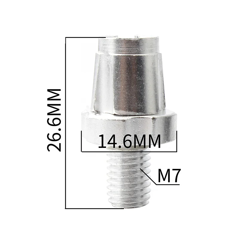 MUQZI 2pcs Mountain Road Bike Dead Fly  Foldable Bicycle Brake Adjustment Screw M7 Adjustment Nut Aluminum Alloy Accessories