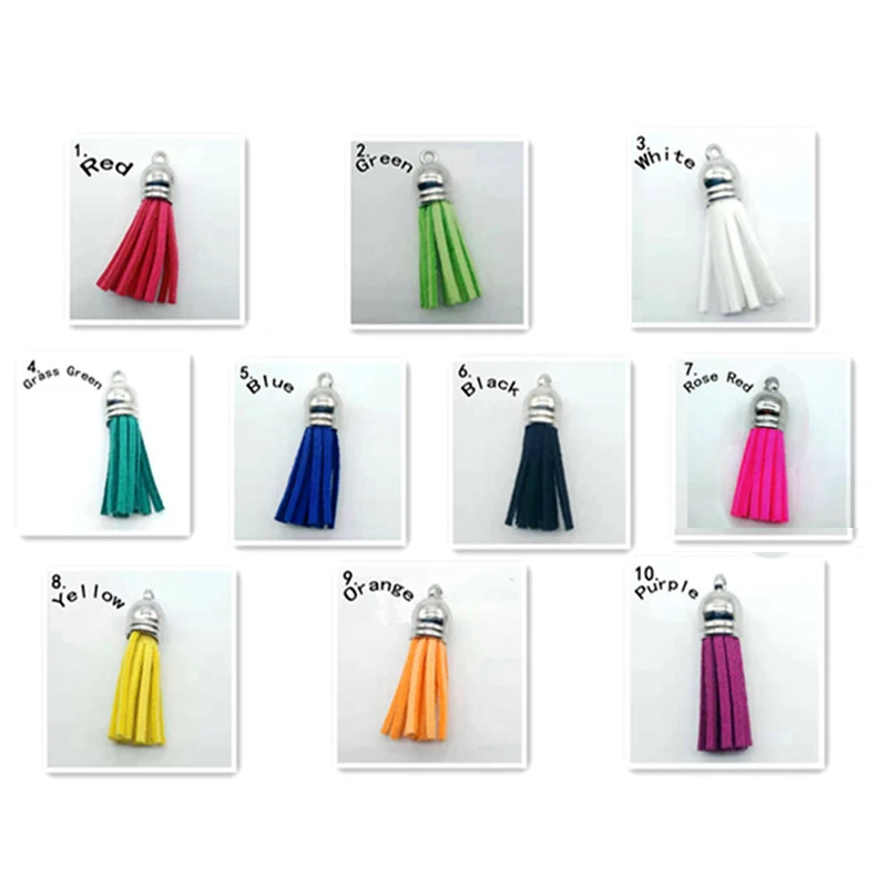 Модный очаровательный красный стеклянный кабошон с бахромой в виде яблока